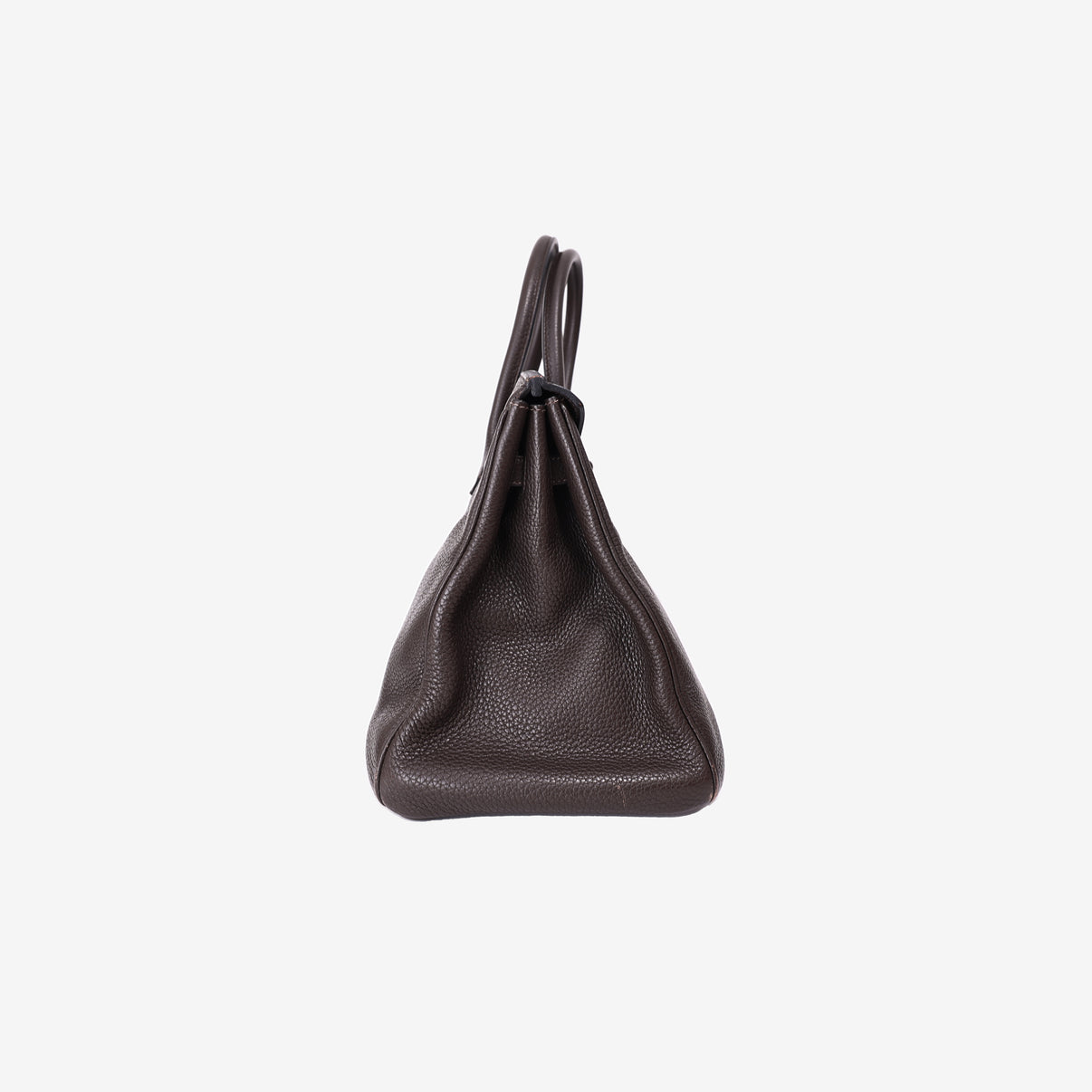 Hermès Birkin in Brown Togo Leather with Palladium Hardware side view