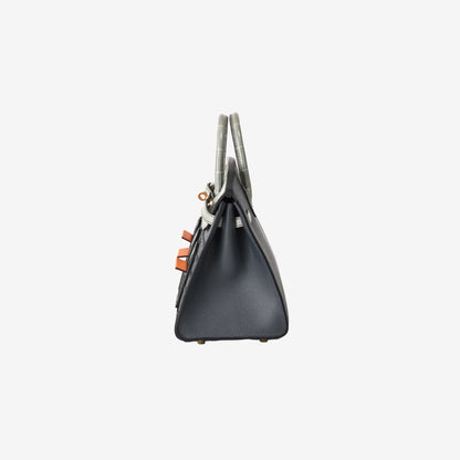 Hermès Sac Faubourg Birkin 20 “Rainy Days” in Gris Misty Matte Alligator with Permabrass Hardware (Contact to Enquire)
