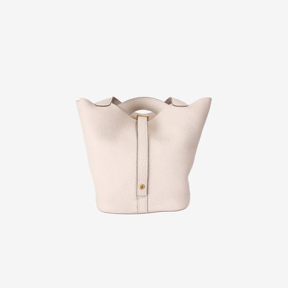 Hermès Picotin Lock 18 in Craie Clemence Leather with Gold Hardware
