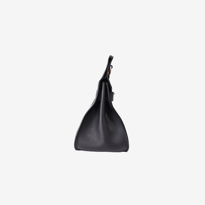 Hermès Jypsière 31 in Noir Epsom Leather with Palladium Hardware