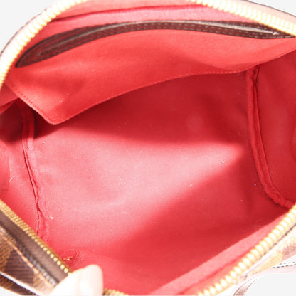 Louis Vuitton Rivington PM Handbag in Damier Ebene Canvas with Gold Hardware