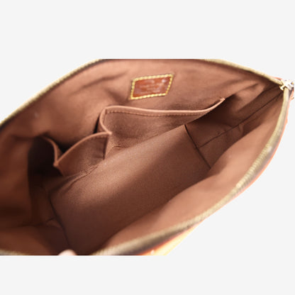 Louis Vuitton Tivoli PM Bag in Brown Monogram Coated Canvas/Cowhide Leather with Gold Hardware
