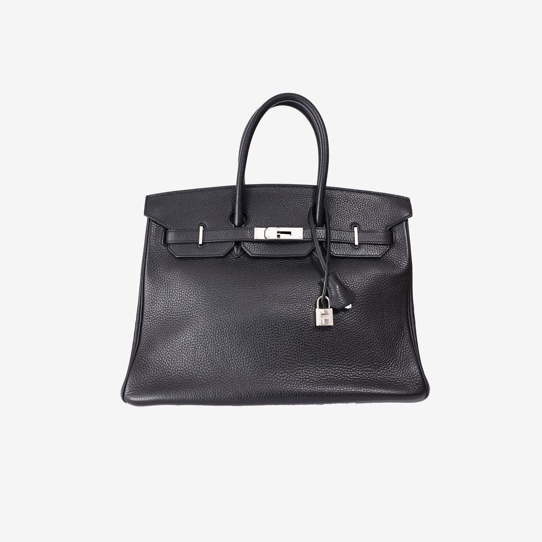 Hermès Birkin 35 in Noir Togo Leather with Palladium Hardware