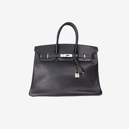 Hermès Birkin 35 in Noir Togo Leather with Palladium Hardware