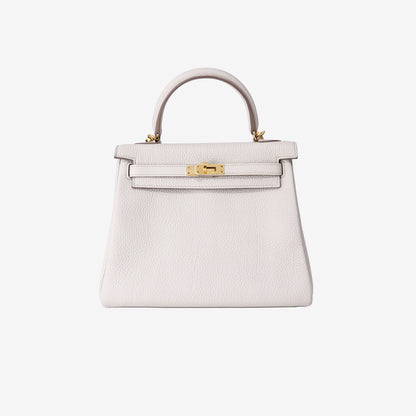 Hermès Kelly 25 in Béton Togo Leather with Gold-Plated Hardware