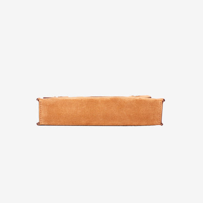 Hermès Snap Wallet in Sesame Veau Grizzly Suede and Swift Leather with Palladium Hardware