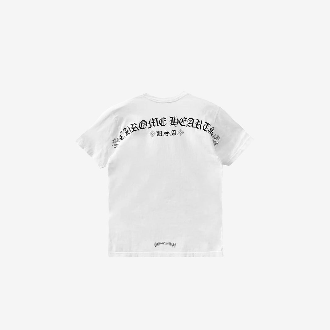 Chrome Hearts T-Shirt in White Cotton (Size M)
