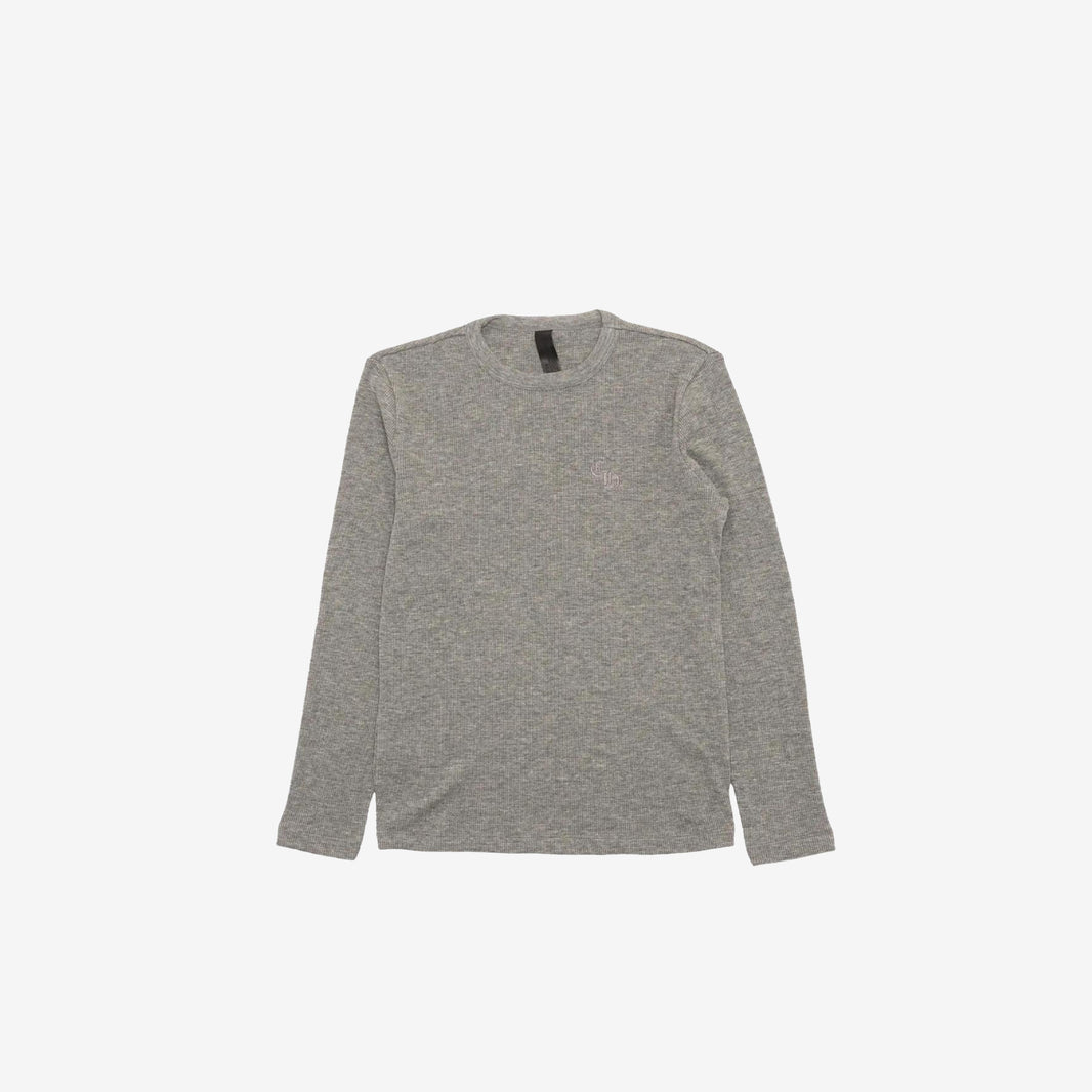 Chrome Hearts Thermal Long-Sleeve Top in Grey Wool (Sizes Available)