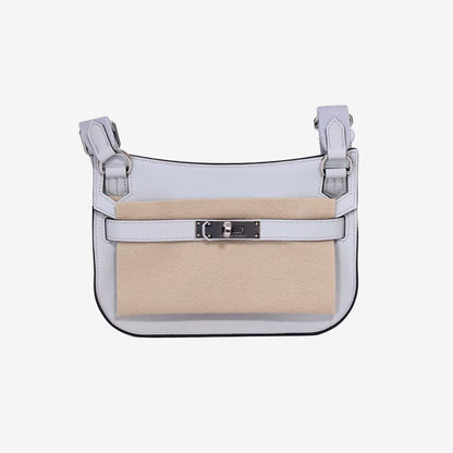 Hermès Kelly Pochette in Blue Glacier Swift Leather with Palladium Hardware