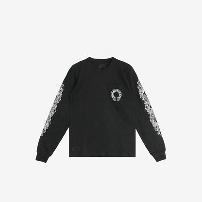 Chrome Hearts Crew T-Shirt in Black Cotton (Size L)