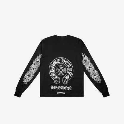 Chrome Hearts London Exclusive Long-Sleeve T-Shirt in Black Cotton (Sizes Available)