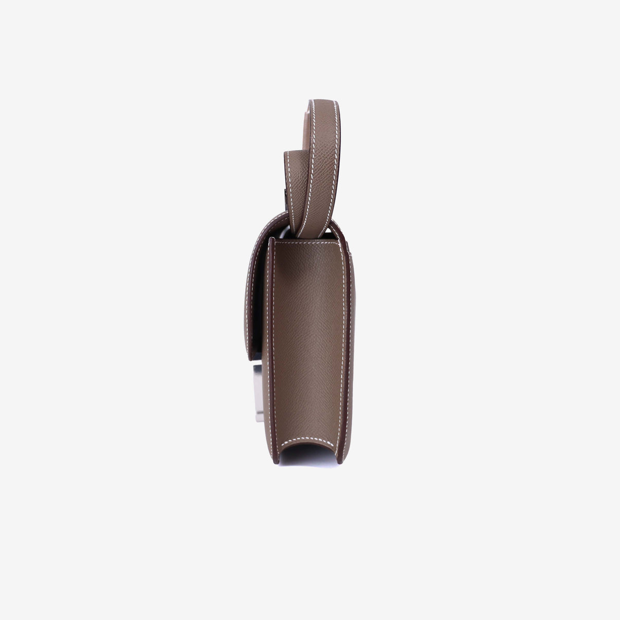 Hermès Constance 24 in Etoupe Epsom Leather with Palladium Hardware side view