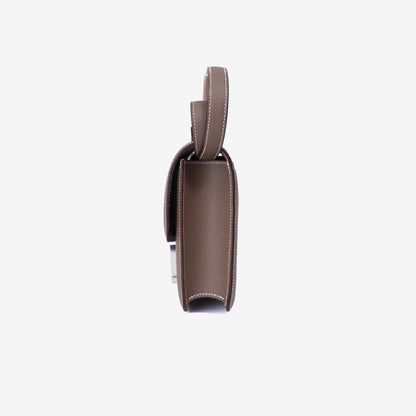 Hermès Constance 24 in Etoupe Epsom Leather with Palladium Hardware side view