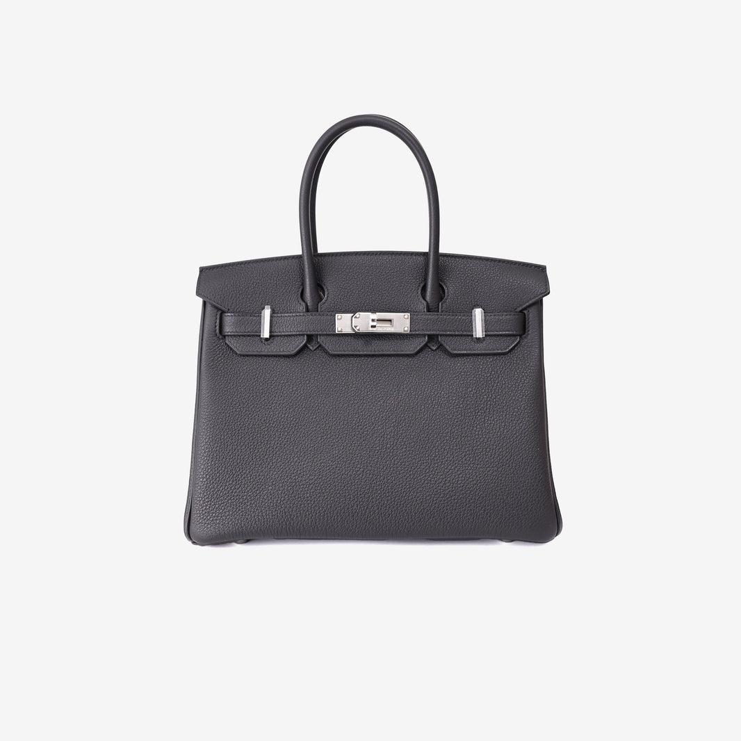 Hermès Birkin 30 in Noir Togo Leather with Palladium Hardware (Contact to Enquire)