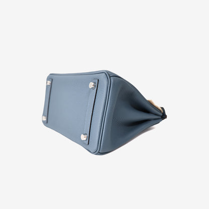 Hermès Birkin 25 in Stormy Blue Togo Leather with Palladium-Plated Hardware