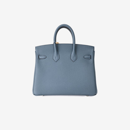 Hermès Birkin 25 in Stormy Blue Togo Leather with Palladium-Plated Hardware