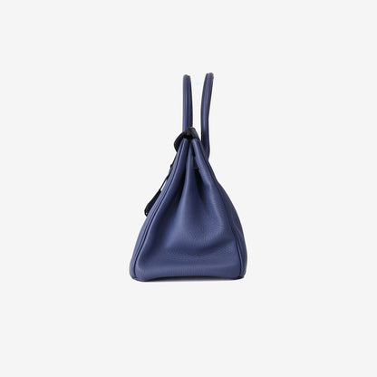 Hermès Birkin 30 in Bleu Togo Leather with Palladium-Plated Hardware