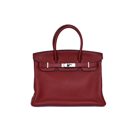 Hermès Birkin 30 in Rouge H Togo Leather with Palladium Hardware (Contact to Enquire)