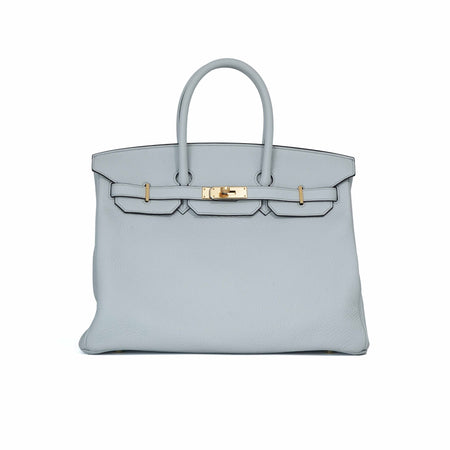Hermès Birkin 35 in Bleu Pale Togo Leather with Gold Hardware (Contact to Enquire)