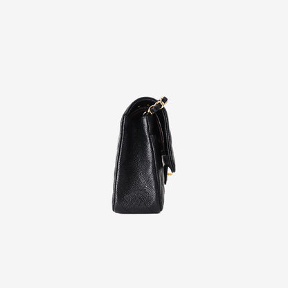 Chanel Classic Double Flap Medium in Black Caviar Leather with Gold Hardware
