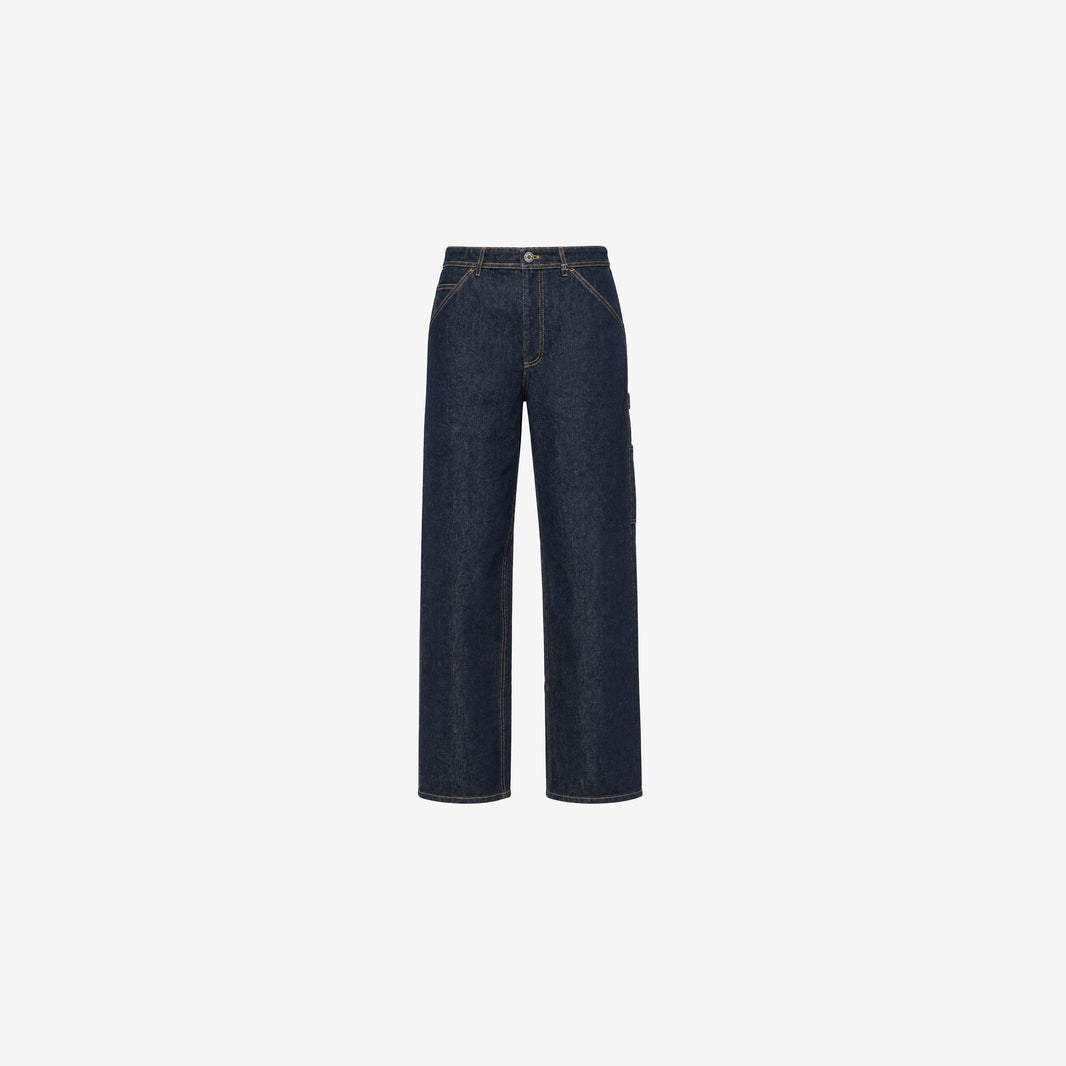 Chanel Fall Winter 2026 Pre-Collection Jeans in Dark Blue Cotton Denim (Sizes Available)