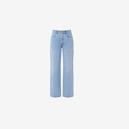 Chanel Métiers d’Art 2026 Jeans in Light Blue Cotton Denim (Size 34)