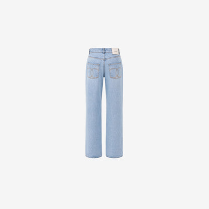 Chanel Métiers d’Art 2026 Jeans in Light Blue Cotton Denim (Size 34)