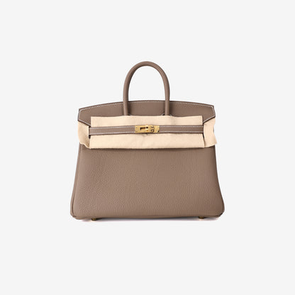 Hermès Birkin 25 in Étoupe Togo Leather with Gold-Plated Hardware (Contact to Enquire)