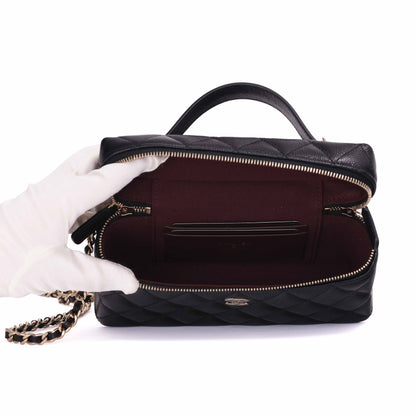 Chanel LP Vanity Case with Chain Small CC Logo (Contact to Enquire)