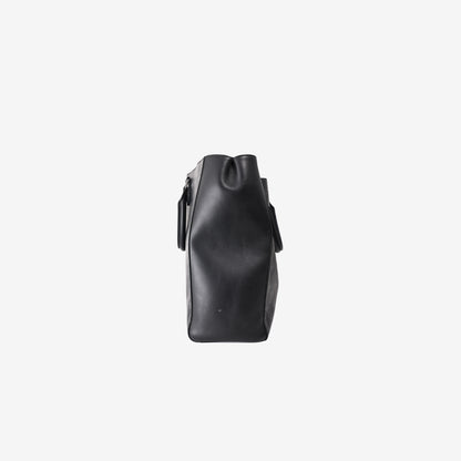 Louis Vuitton Monogram Eclipse Grand Sac Tote Bag in Black/Eclipse Canvas with Silver Hardware