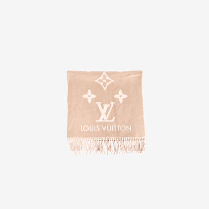 Louis Vuitton Reversible Beige Cashmere Scarf (Contact to Enquire)