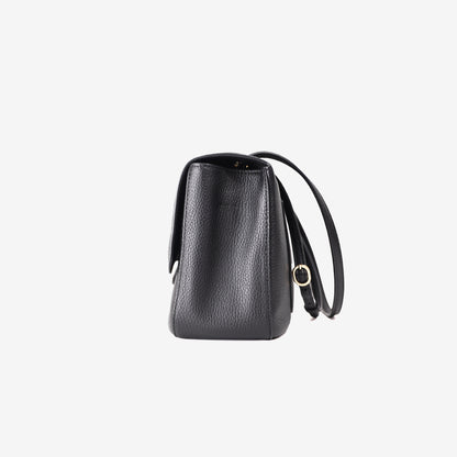 Chanel Maxi Flap Bag in Black Grained Calfskin Leather with Gold Hardware