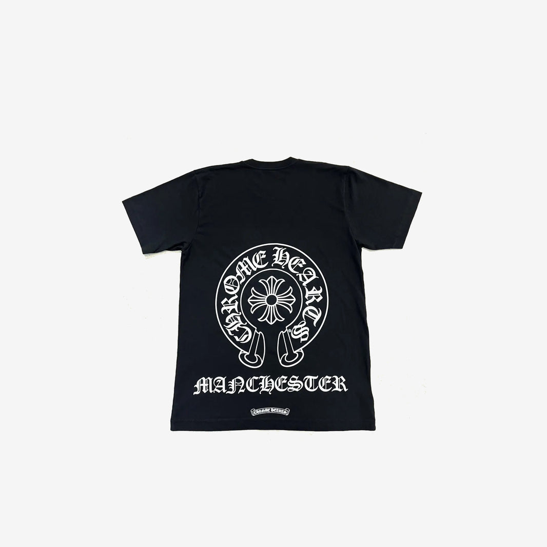 Chrome Hearts Manchester T-Shirt in Black Cotton (Size M)