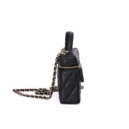 Chanel LP Vanity Case with Chain Small CC Logo (Contact to Enquire)